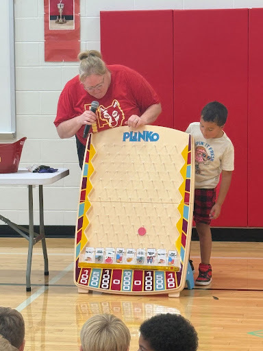 Plinko at PBIS Assembly
