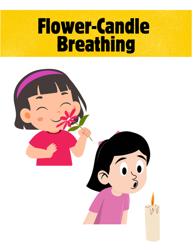 flower candle breathing