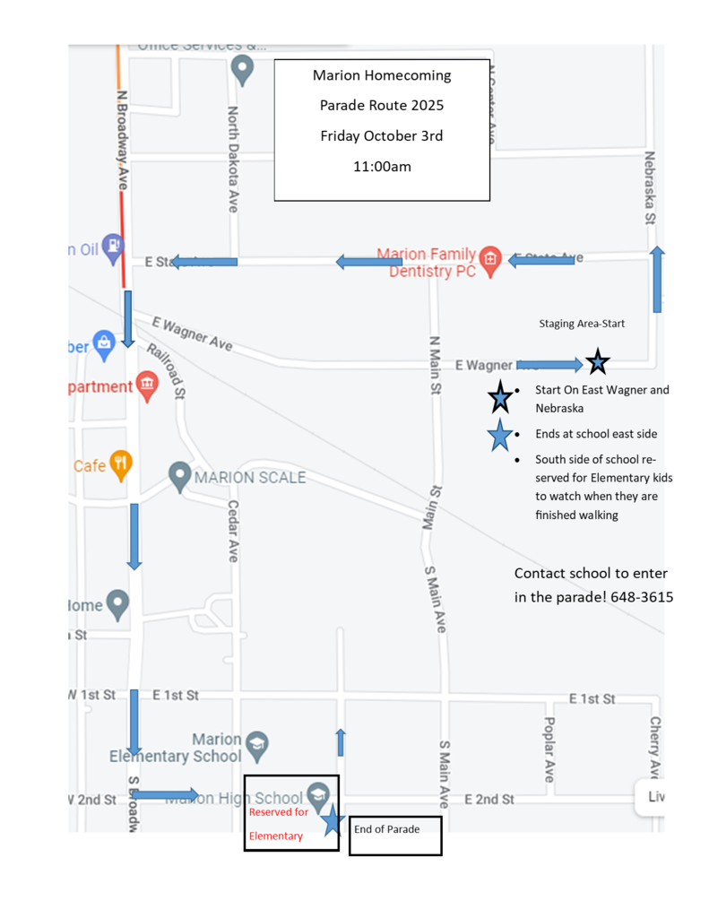 Parade Route 2025-26