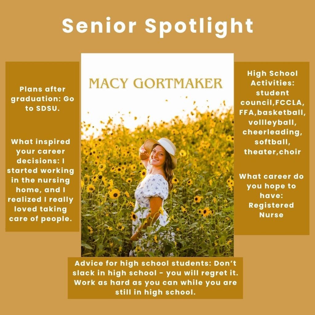 Senior Spotlight Macy Gortmaker