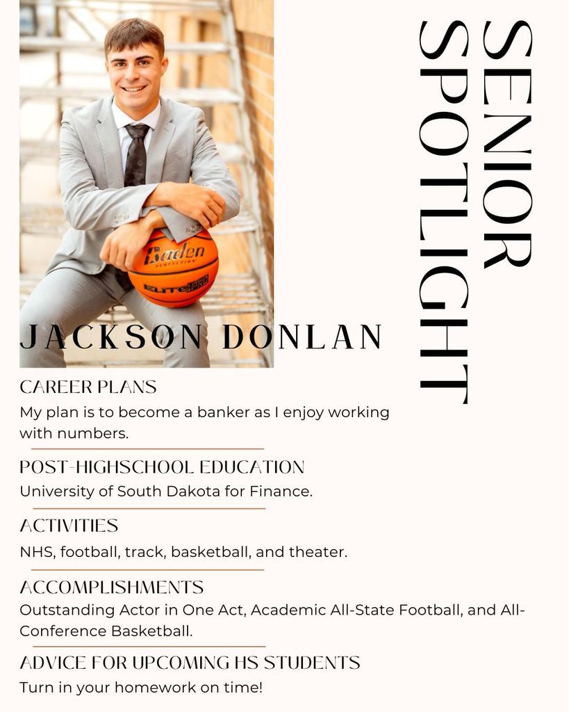 Senior Spotlight Jackson Donlan