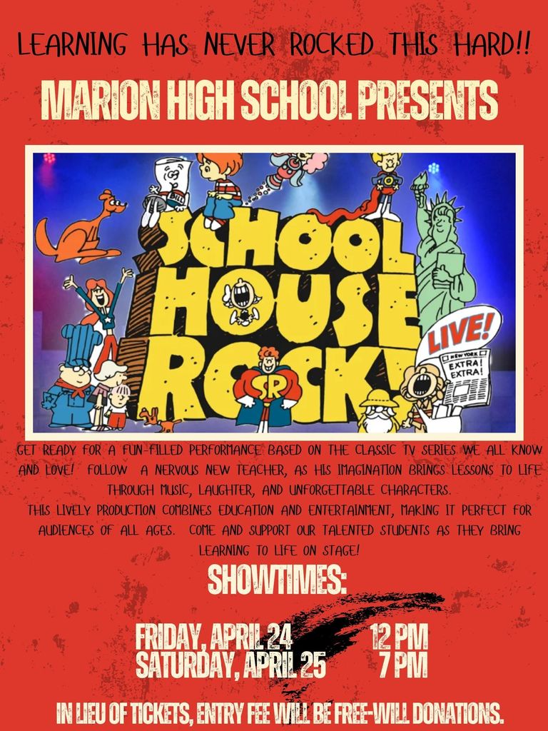 Schoolhouse Rock Live Poster