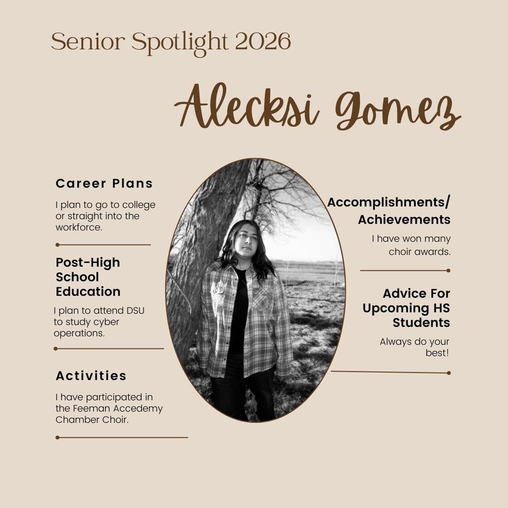 Senior Spotlight Alecksi Gomez