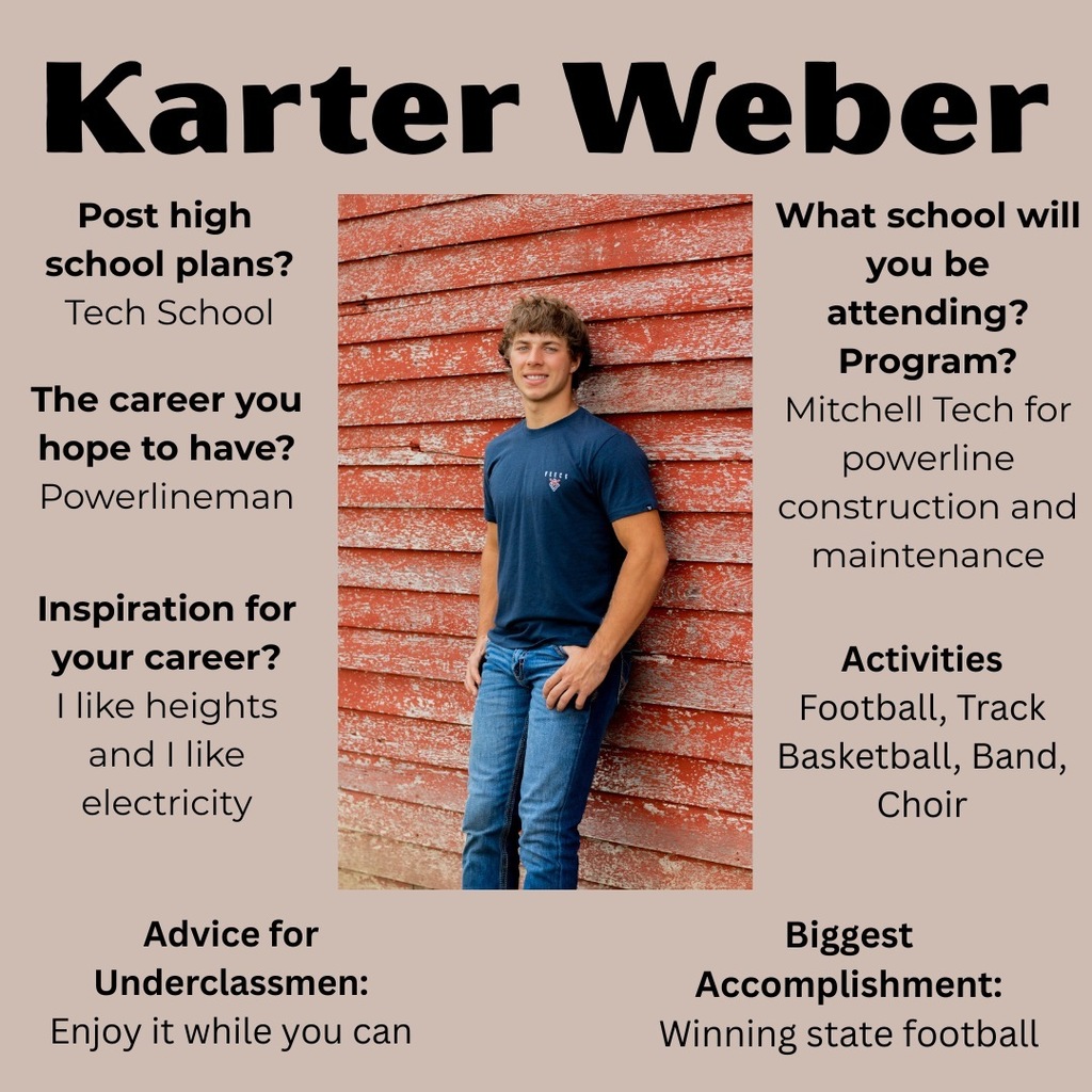 Senior Spotlight Karter Weber