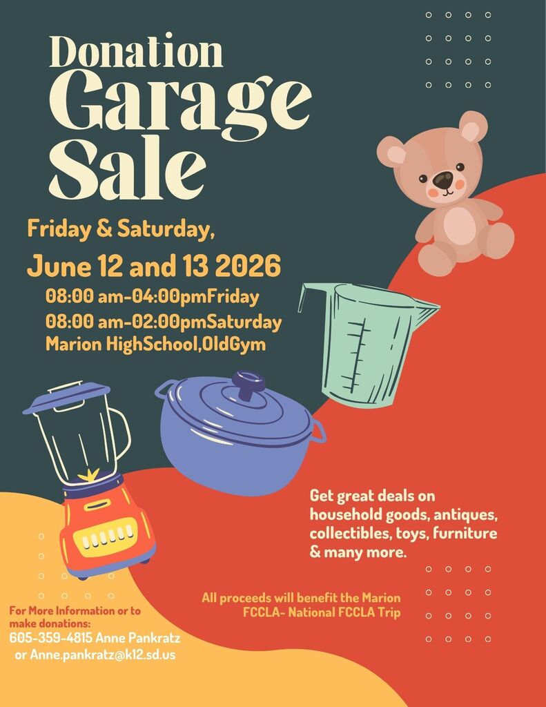 FCCLA Garage Sale Fundraiser
