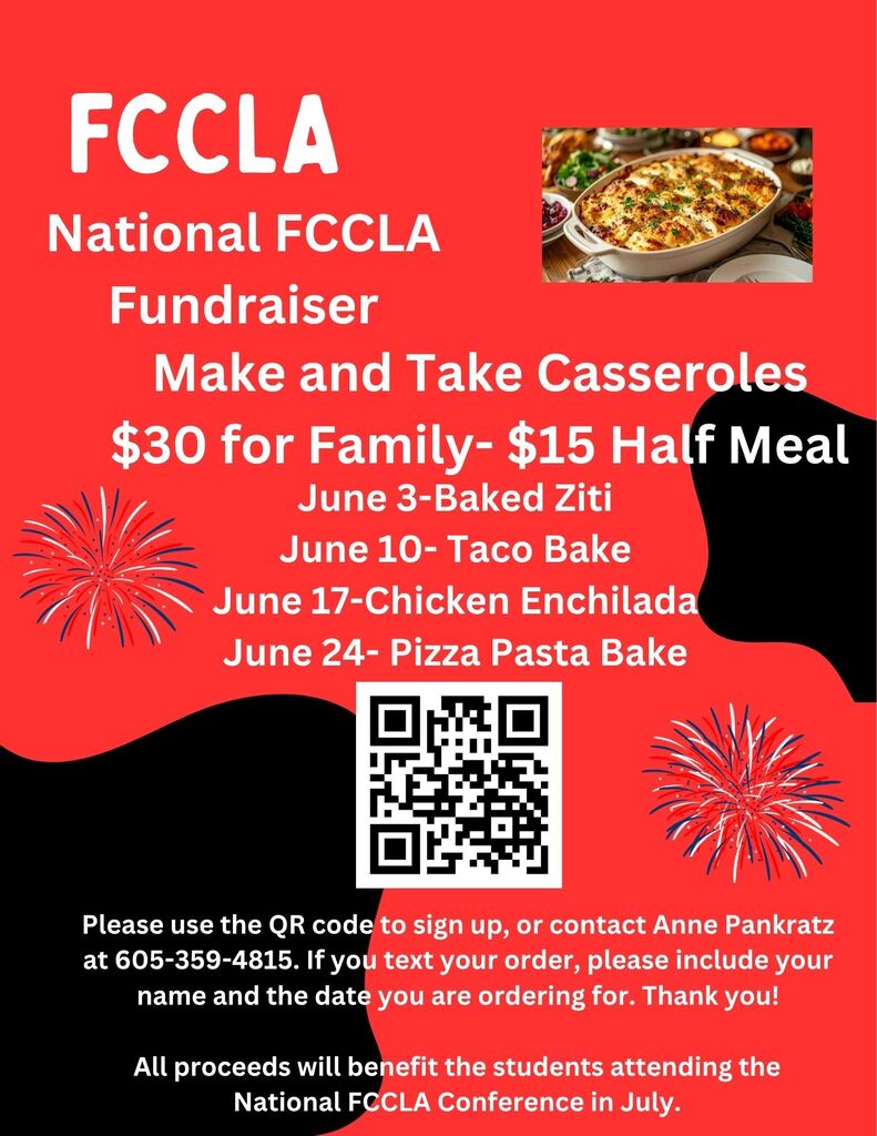 FCCLA Meal Fundraiser- Nationals