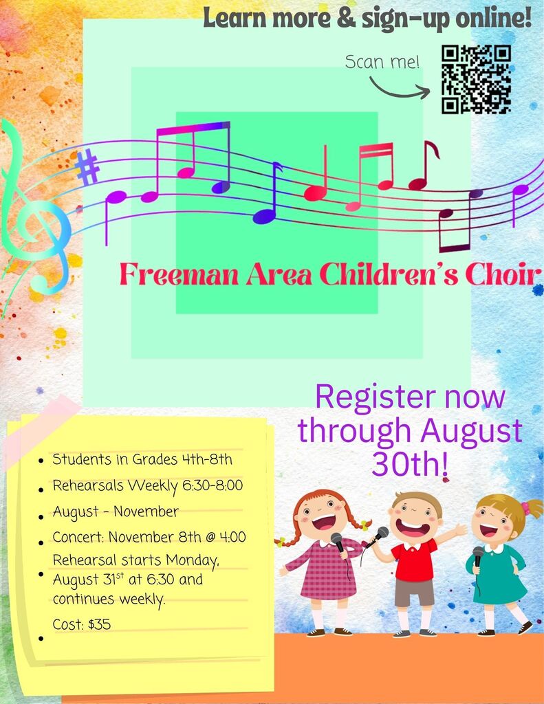 Freeman Area childrens choir