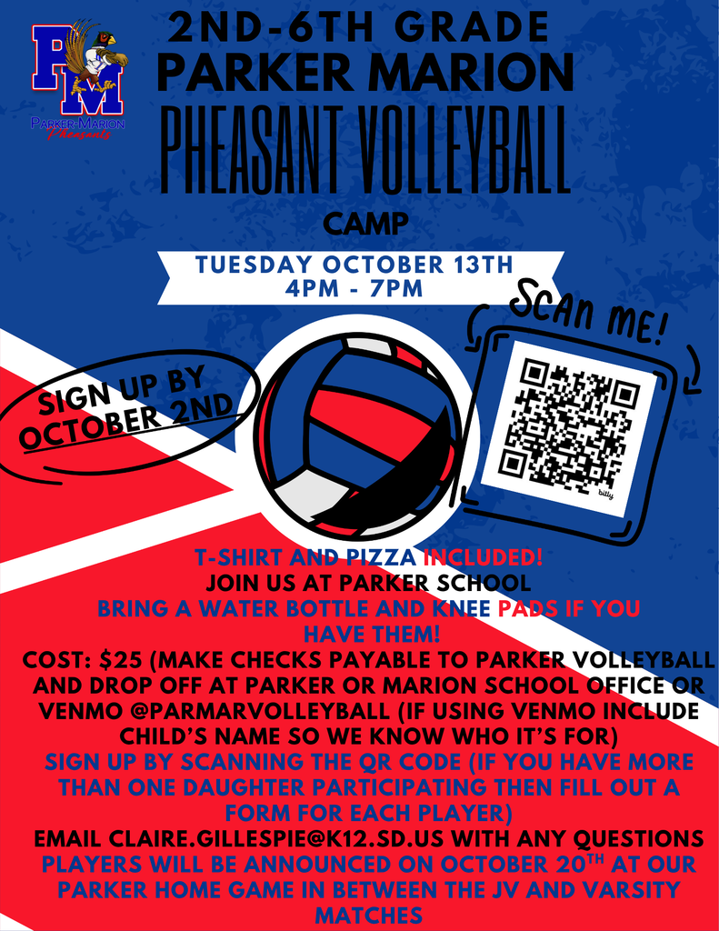 2nd-6th Volleyball Camp
