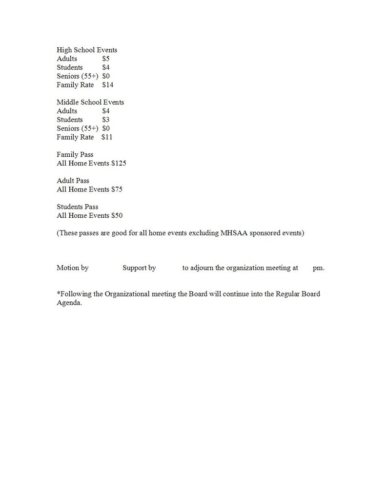School Board Meeting Agenda