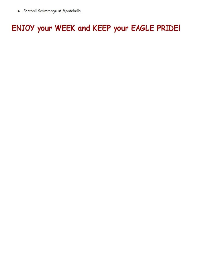 MHS Weekly Announcments