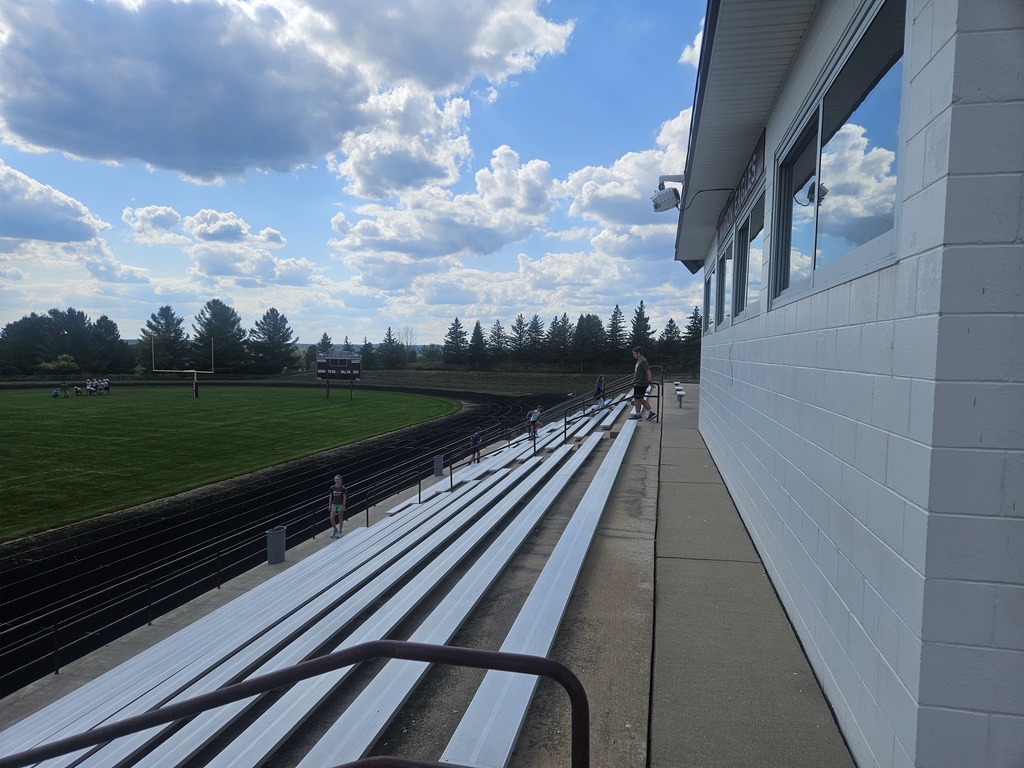 Picture of students at football field for 9/11
