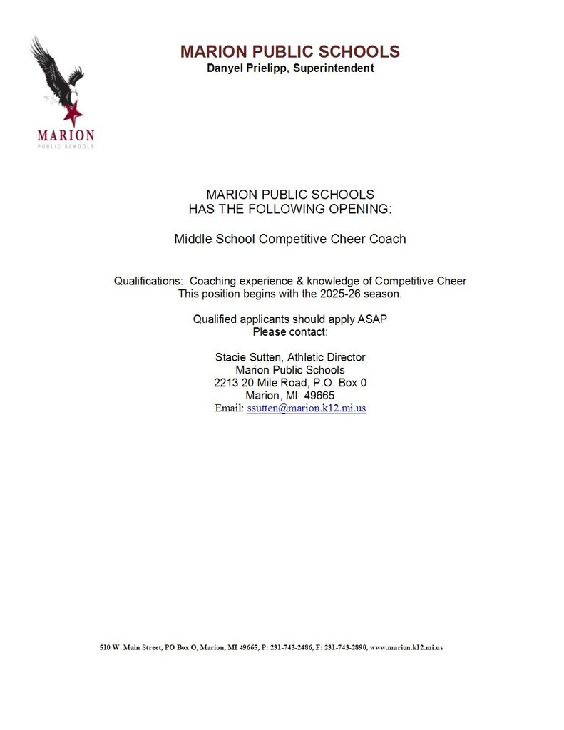 Information about cheer coach