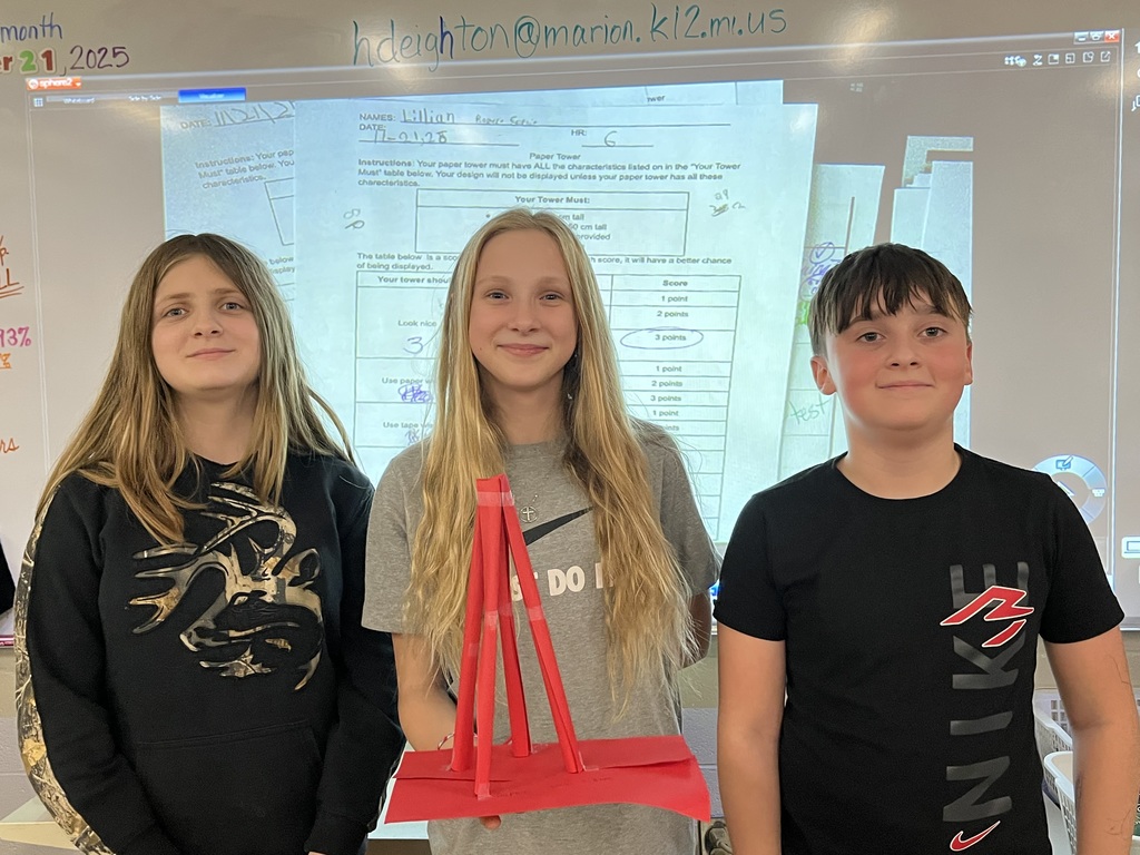 Students in science class.