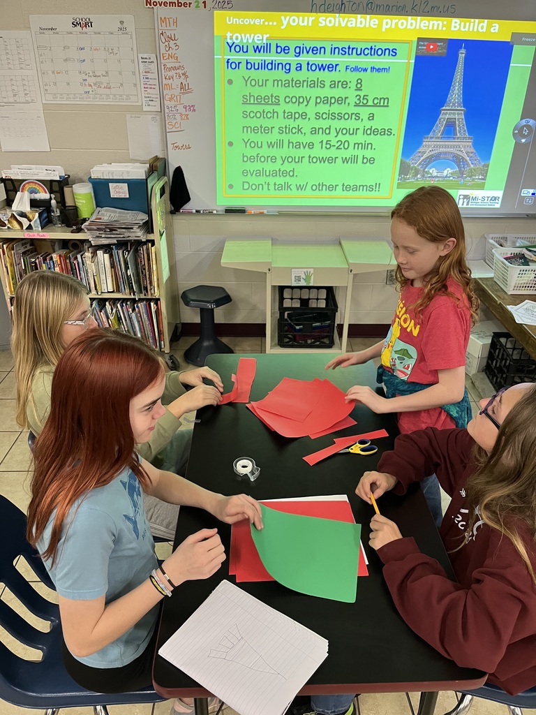 Students in science class.