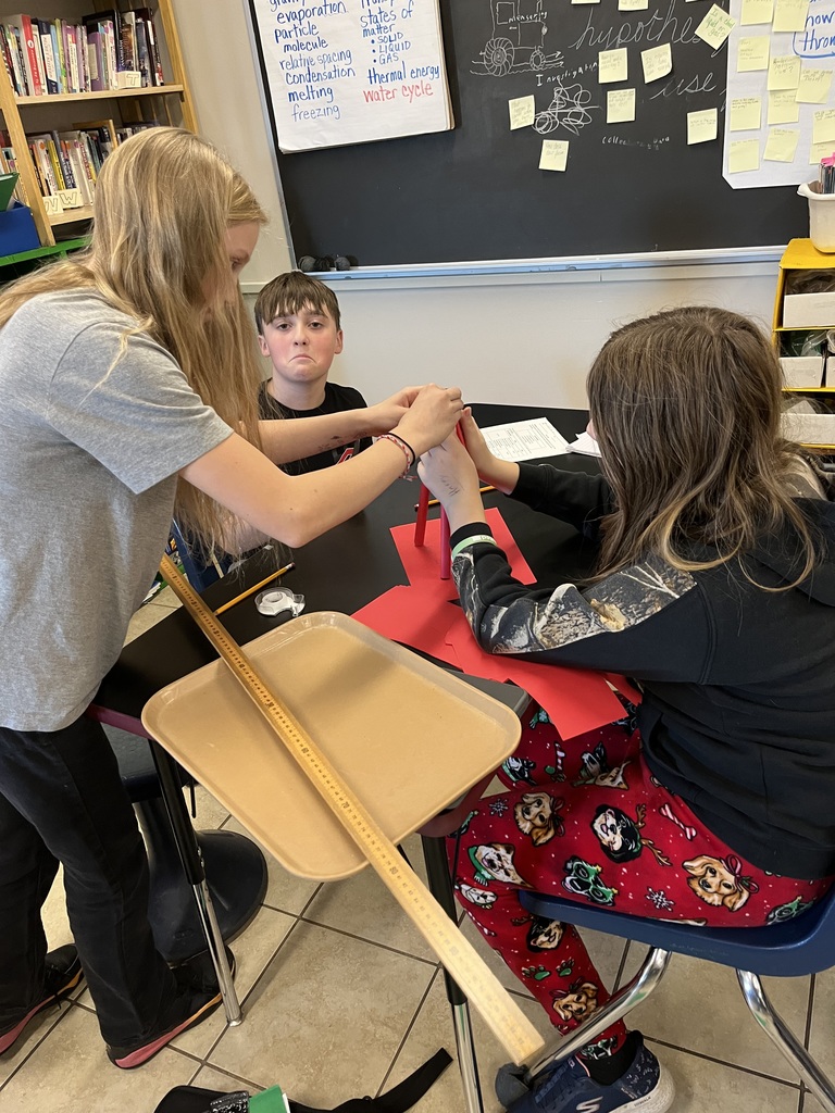 Students in science class.