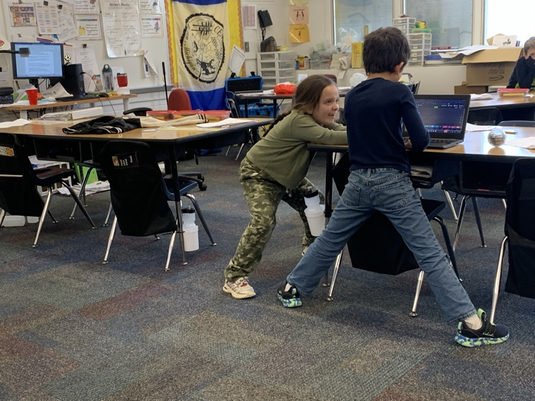 2nd graders and robots