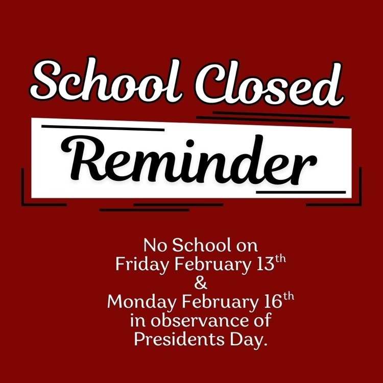 no school reminder