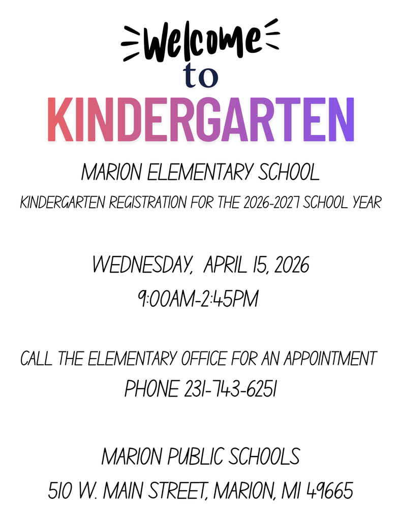 Kiindergarten Registration Information