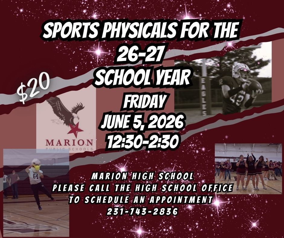 Sports physical information.