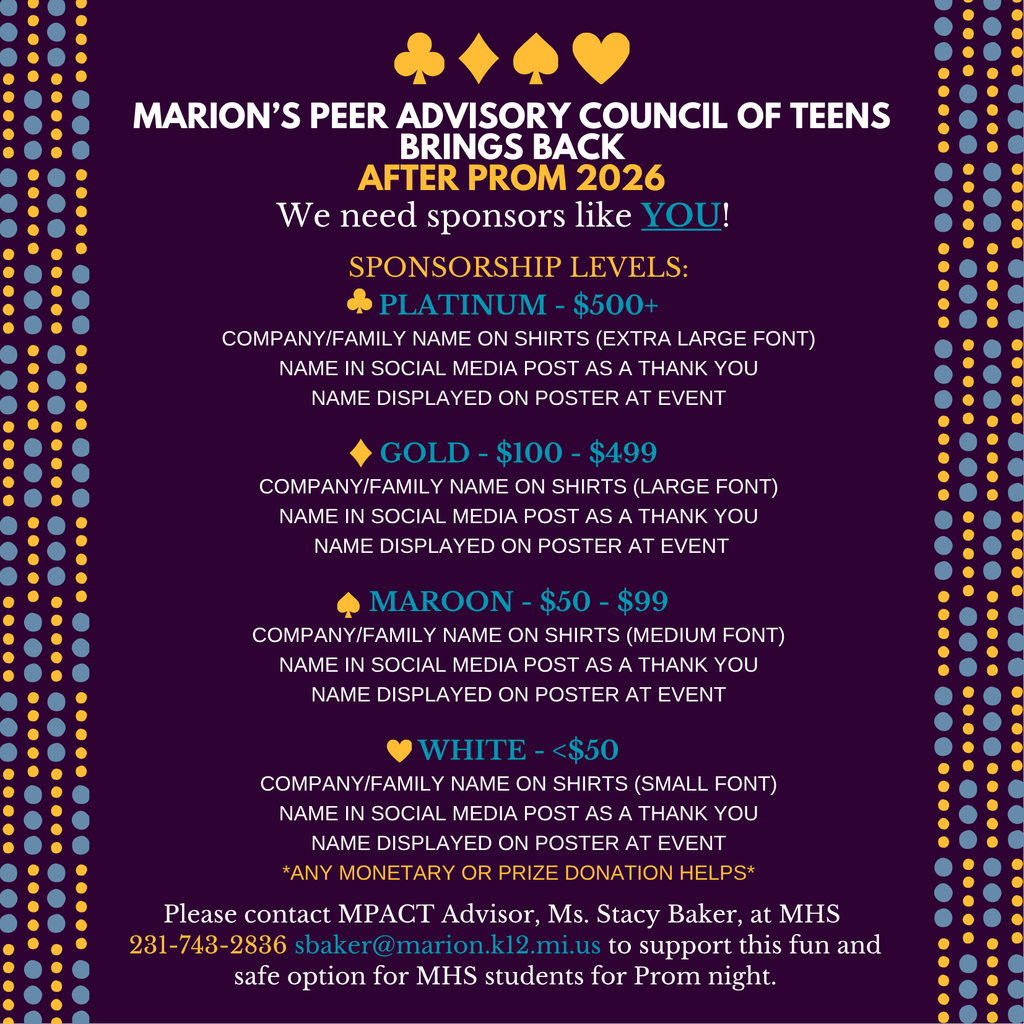 After Prom Informtion