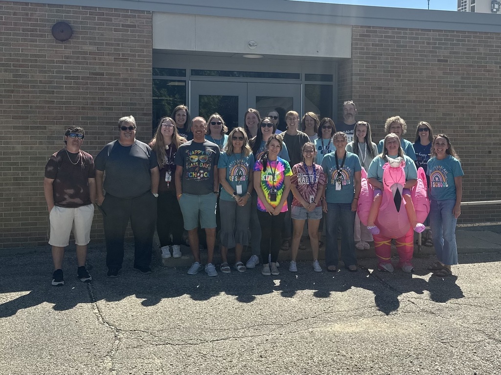 students on last day