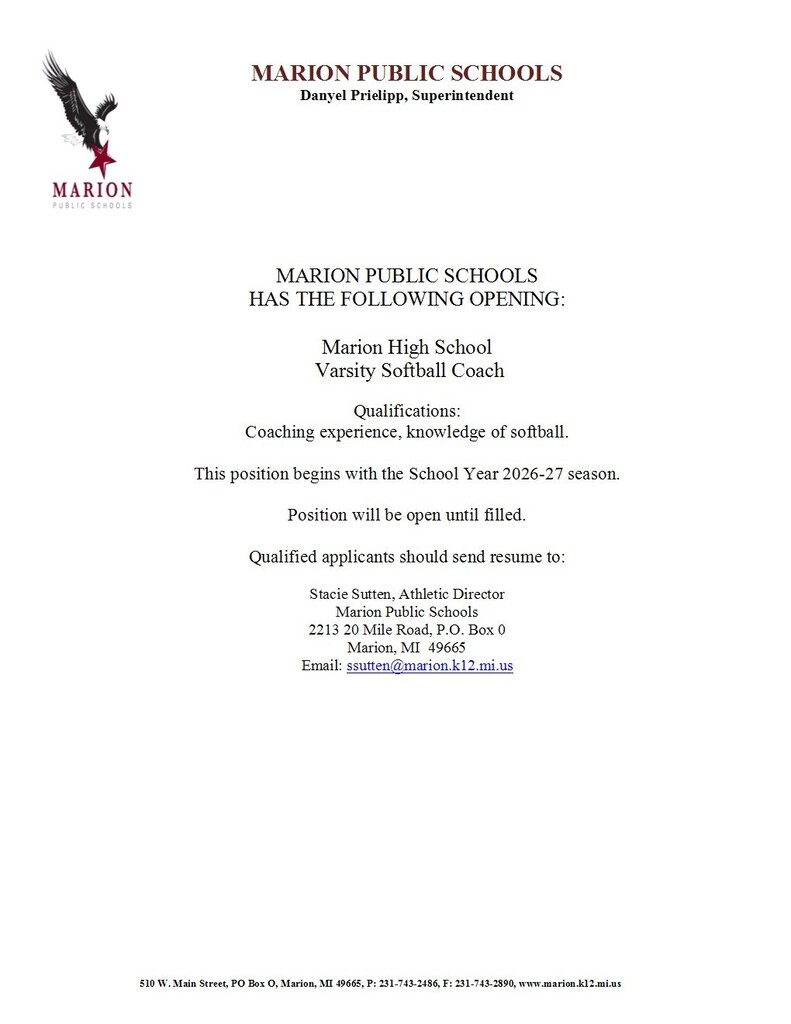 Varsity Softball Coach