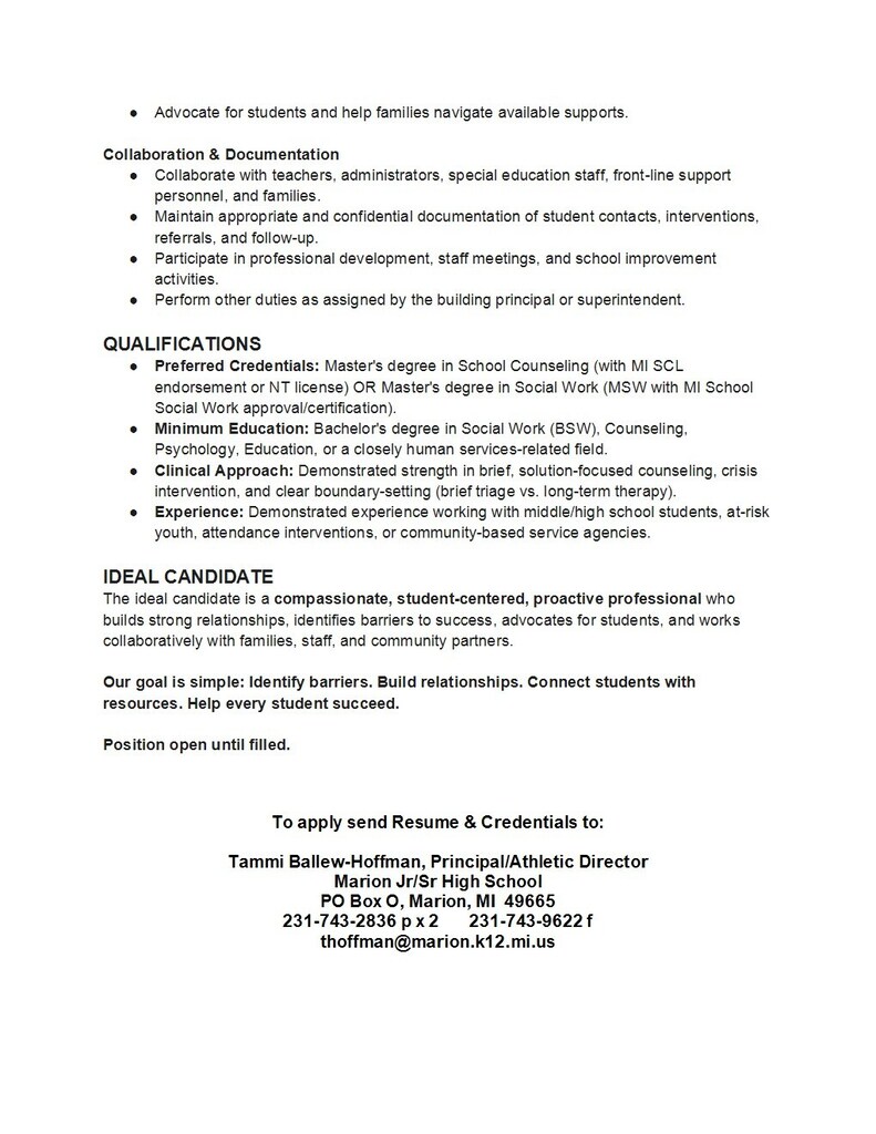 School Success Worker
