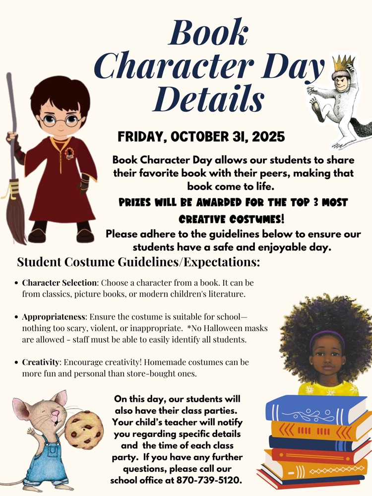 Book Character Day Flyer 2025