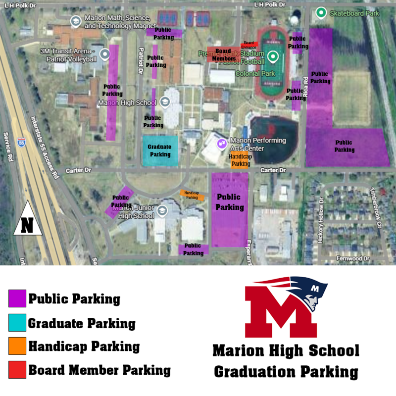 Grad parking map