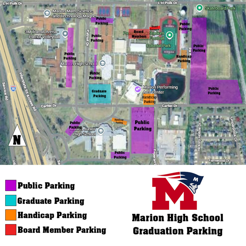 Grad parking map