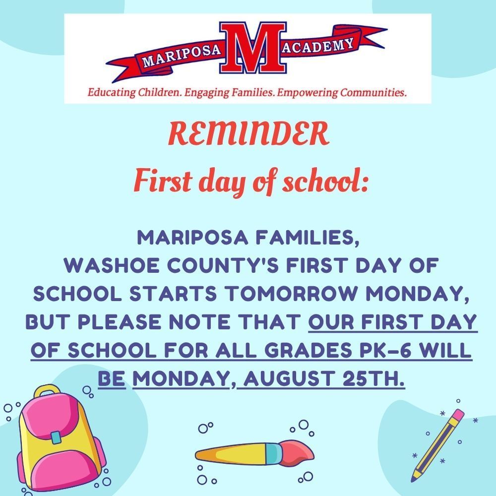 first day of school
