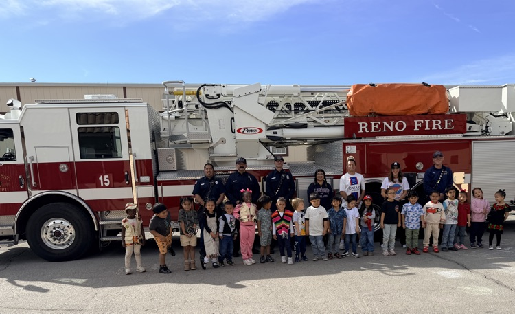 Thank you Reno Fire and Miss Reno Rodeo for kicking off our Reading Week!