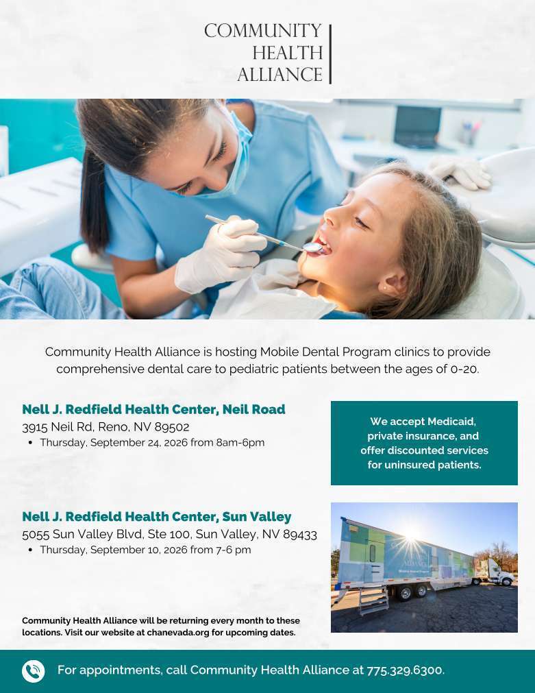 September Mobile Dental Program For Mariposa's Families!