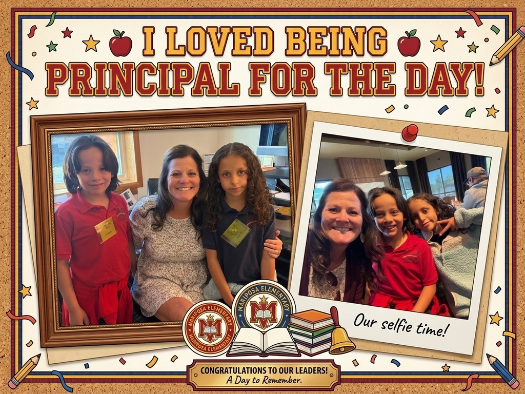 Principal of the day !!