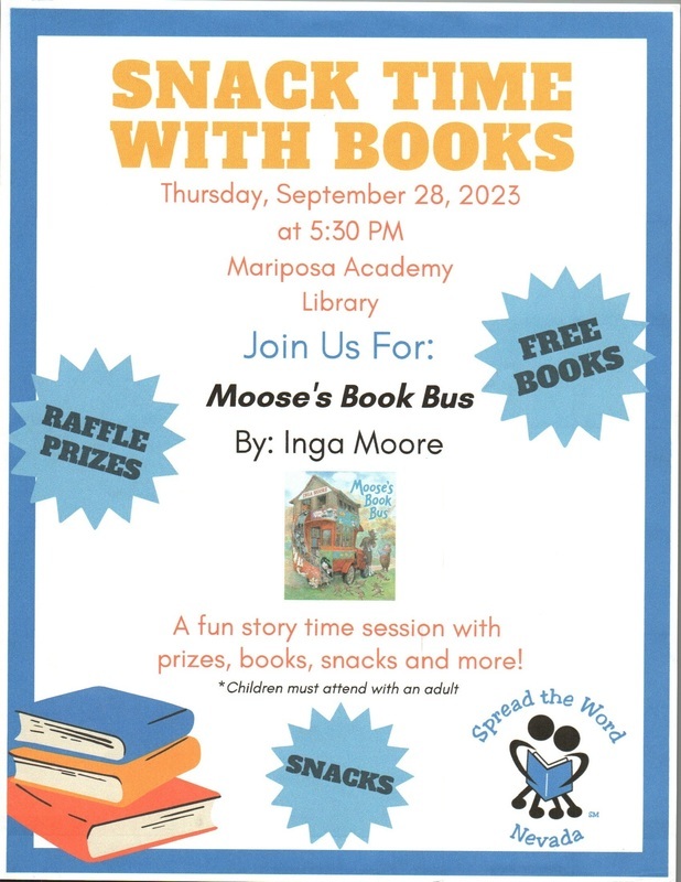 Snack Time WIth Books Flyer (Eng)