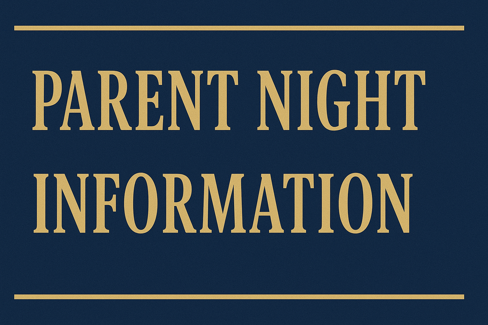 Parent Night Information