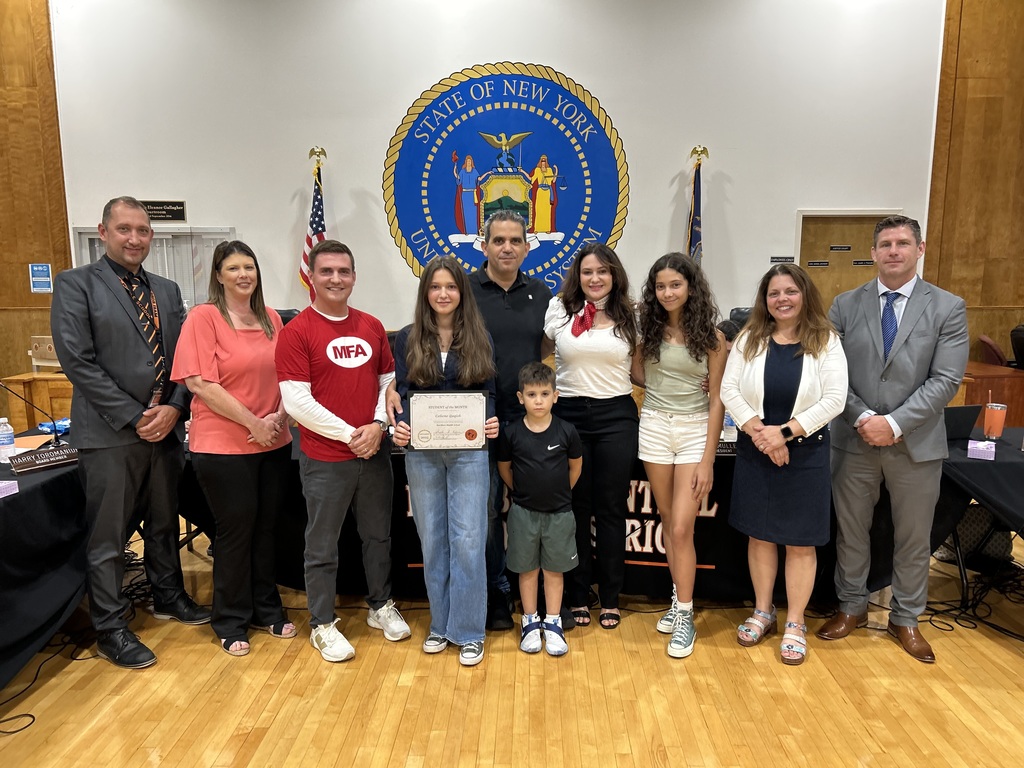 MMS Student of the month group