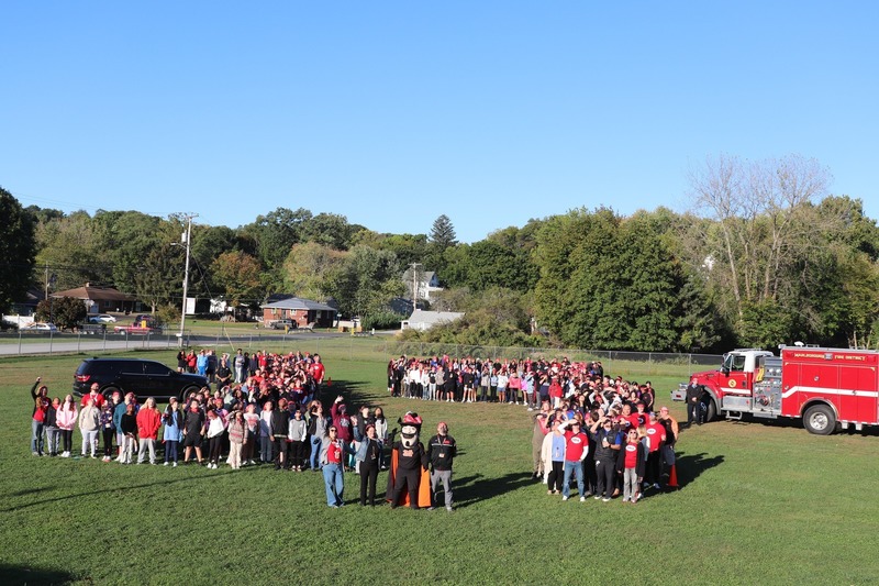 School photo outside