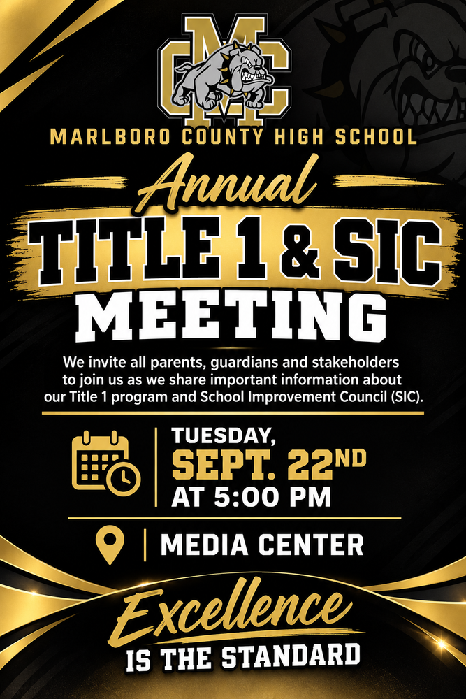 Annual Title 1 and S.I.C. Meeting