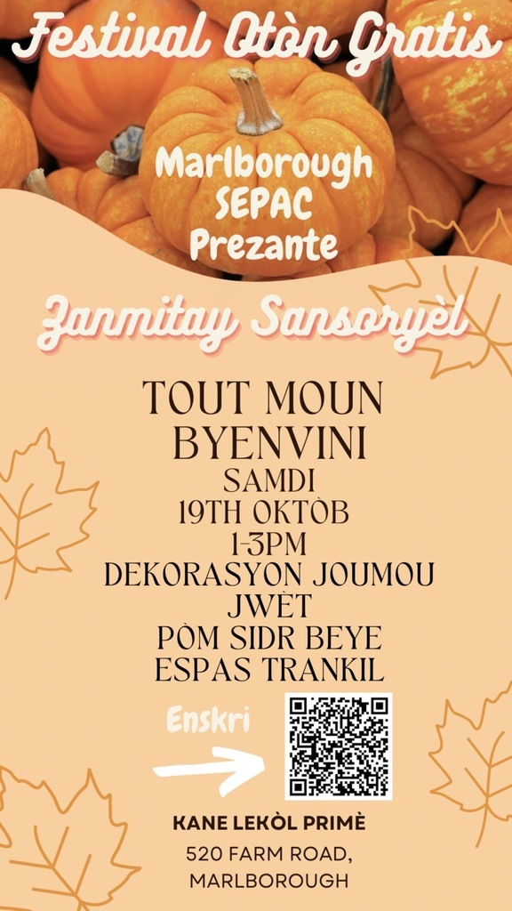 Fall Festival Flyer in Haitian Creole