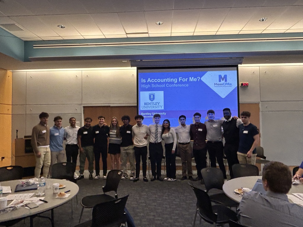 Group photo of BPA members attending a conference called, "Is Accounting For Me?"