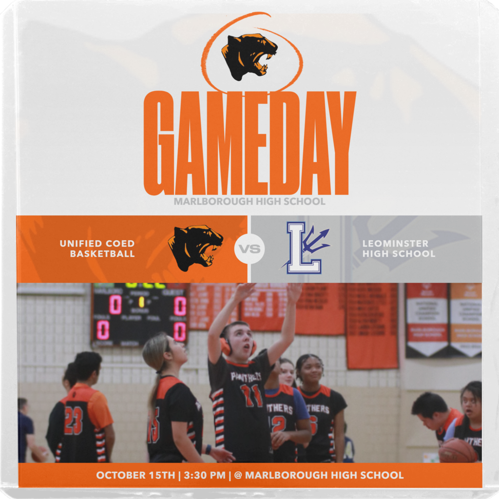 Unified Co-ed Basketball is in action today at home at 3:30 p.m. vs Leominster in the MHS Field House