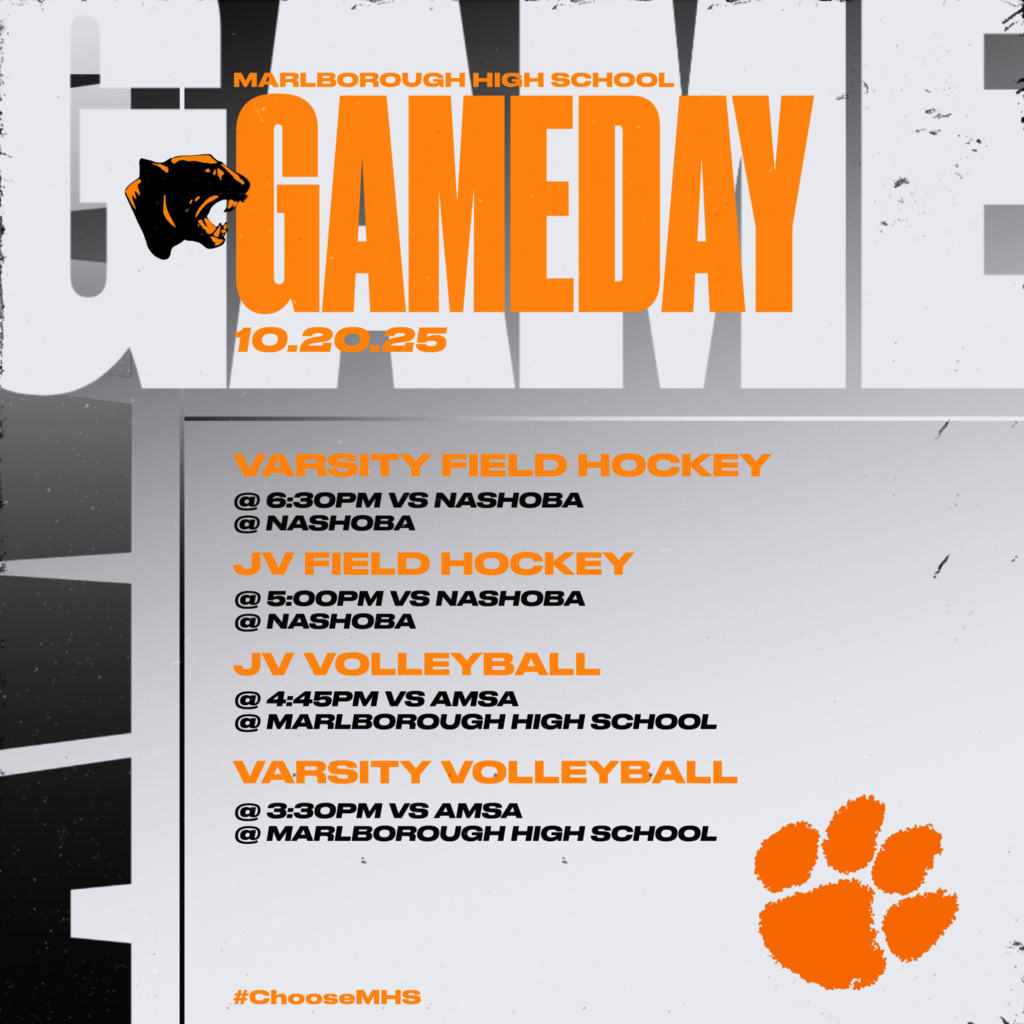 Volleyball in action at home today vs AMSA while Field Hockey travels to Nashoba!