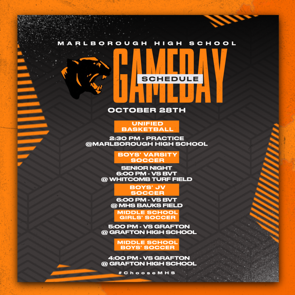 MHS Boy's Soccer will celebrate Senior Night tonight at 6 p.m. as the Panthers host visiting Blackstone Valley Tech.