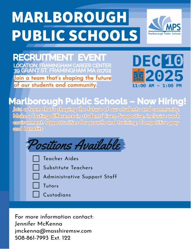 MPS Job Fair Flyer