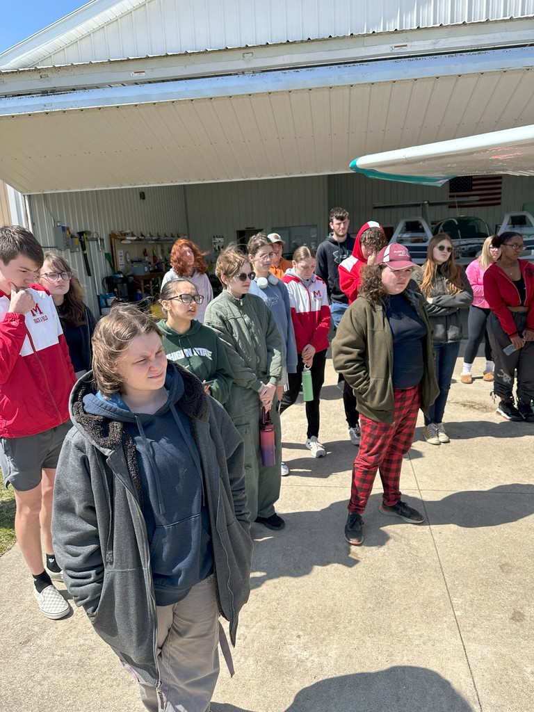 Marlette Airport Field Trip with Mr. Crane's Class
