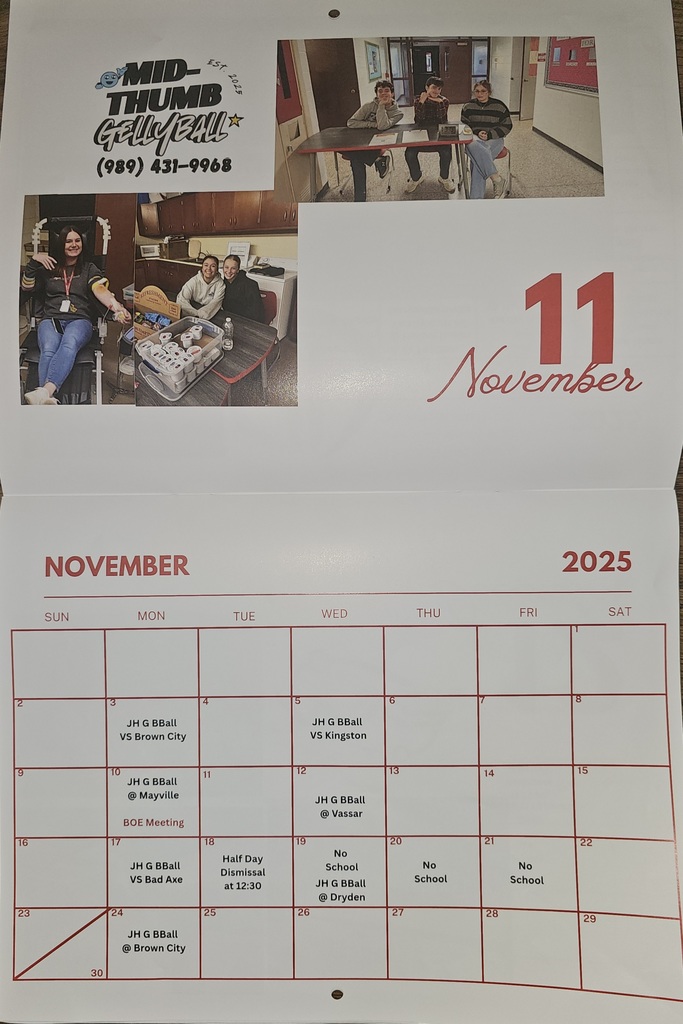 Student Council Calendars