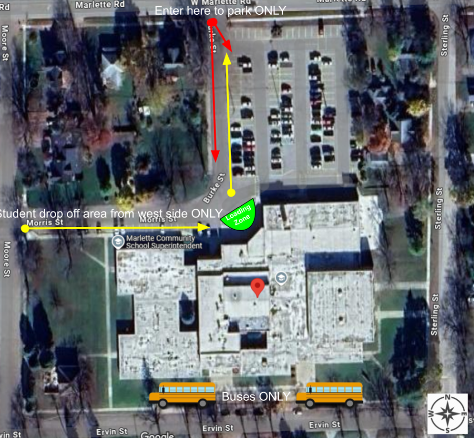 Parking for jr./sr/ high school