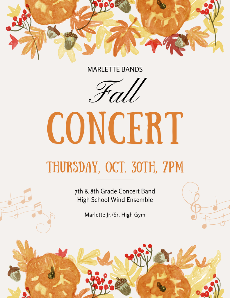October 30, 2025 Fall Concert