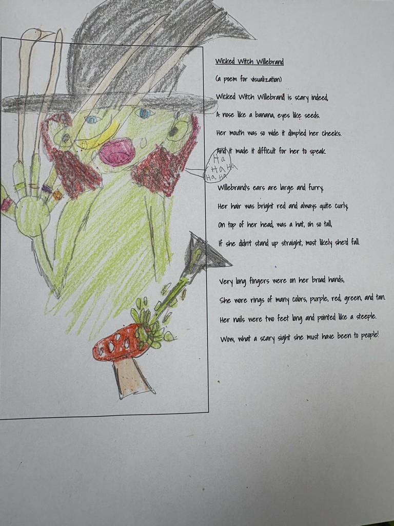 Superintendent Marshall reading to 4th grade